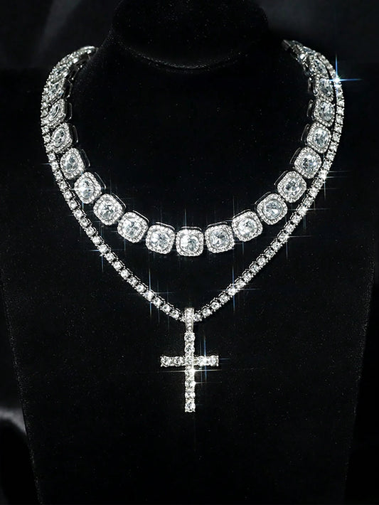Micro Diamond Cross