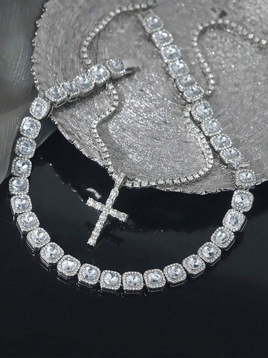 Micro Diamond Cross