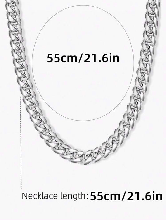 Silver link chain