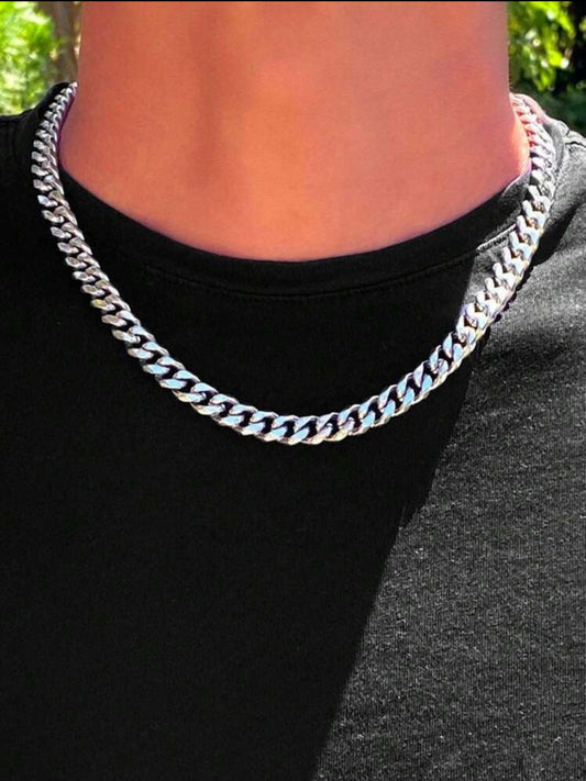 Silver link chain
